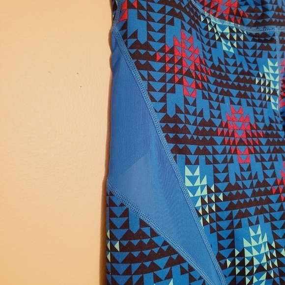 Zella | Women's Geometric Print Full Length Leggings (Size Large) - Picture 7 of 12